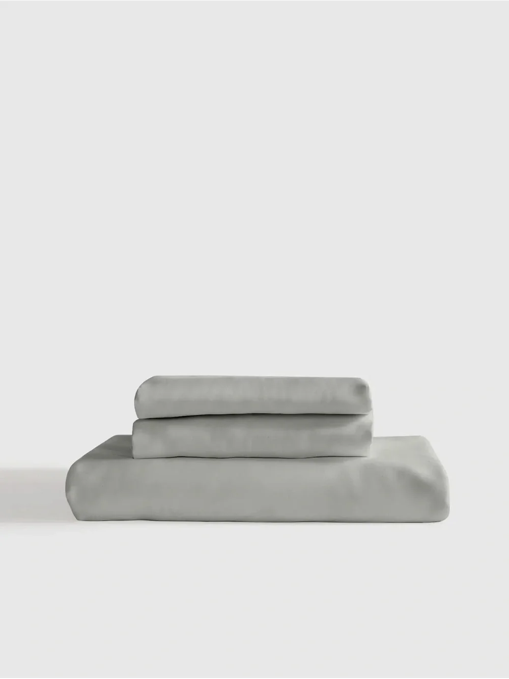 NEW Quince Bamboo KING Fitted Sheet Set w / 2 KING Pillowcases Eucalyptus